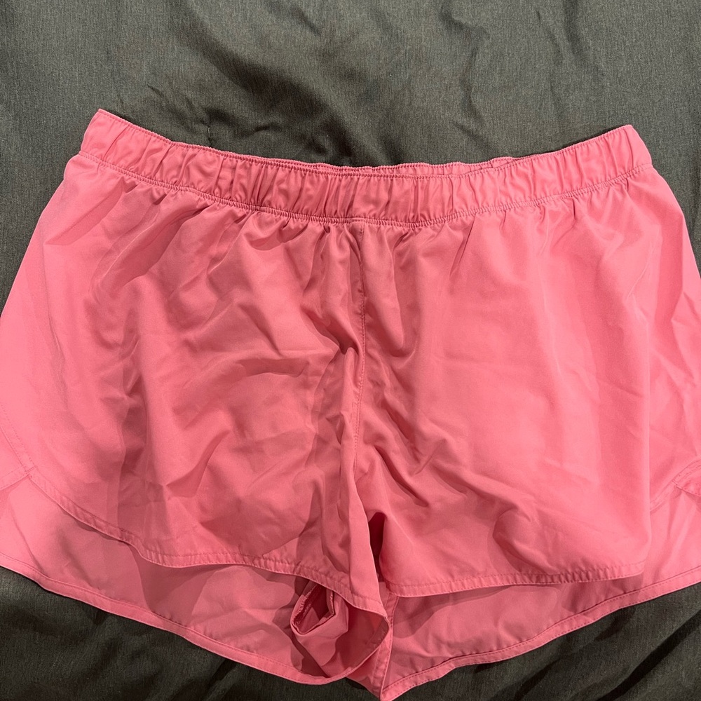 Old Navy active shorts in pink with pre built in underwear.
